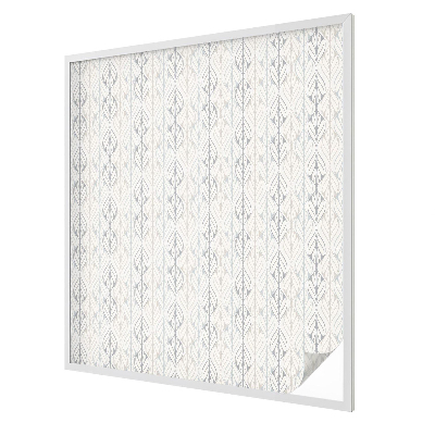 Ochranná fólia na sklo vitráž Listový vzor