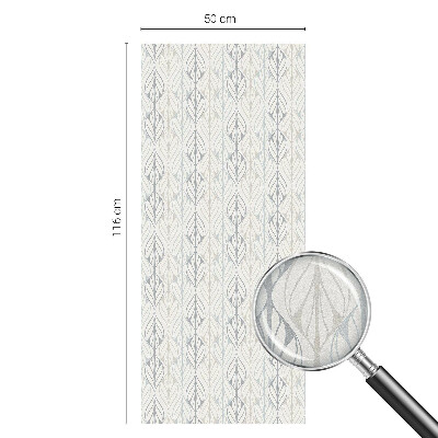 Ochranná fólia na sklo vitráž Listový vzor