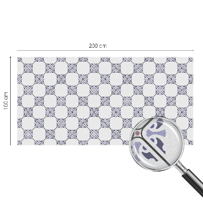 Samolepiaca fólia na sklo vitrážová Geometrické dlaždice