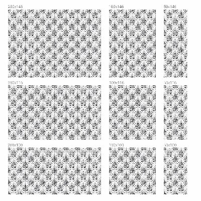 Nepriehľadná fólia na okno Listová elegancia