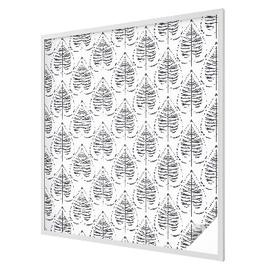 Nepriehľadná fólia na okno Listová elegancia