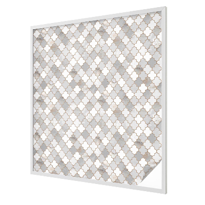 Samolepiaca fólia na sklo vitrážová Geometrická mozaika