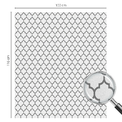 Fólia na sklo na ochranu súkromia Geometrický vzor