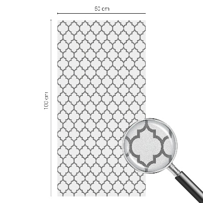 Fólia na sklo na ochranu súkromia Geometrický vzor