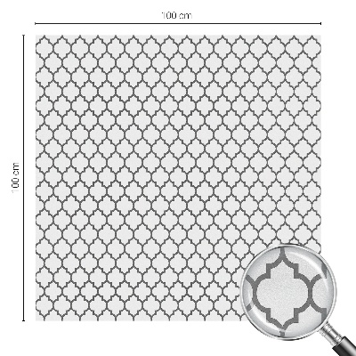 Fólia na sklo na ochranu súkromia Geometrický vzor