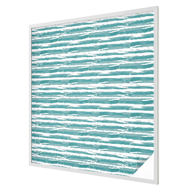 Samolepiaca fólia na sklo vitrážová Zelené pruhy