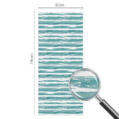 Samolepiaca fólia na sklo vitrážová Zelené pruhy