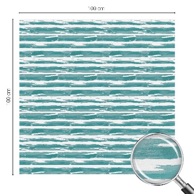 Samolepiaca fólia na sklo vitrážová Zelené pruhy