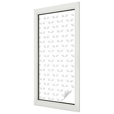 Fólia na sklo na ochranu súkromia Bodkový vzor