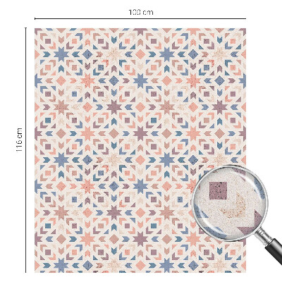 Matná fólia na okno vitráž Farebné vzory