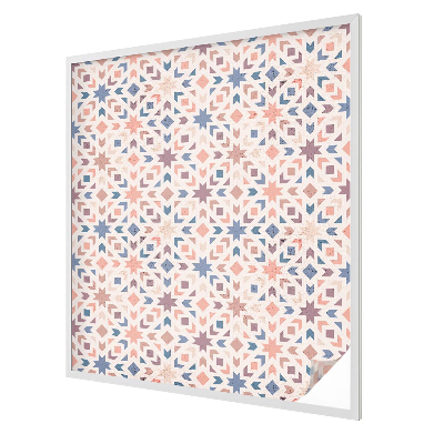 Matná fólia na okno vitráž Farebné vzory