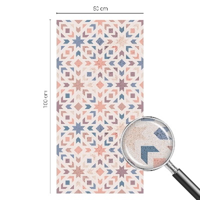Matná fólia na okno vitráž Farebné vzory