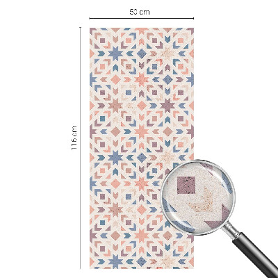 Matná fólia na okno vitráž Farebné vzory