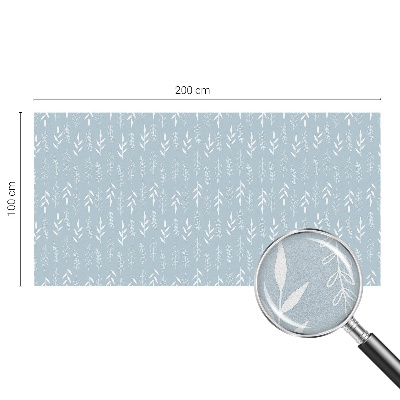 Ochranná fólia na sklo vitráž Rastlinný vzor