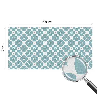 Fólia na sklo na ochranu súkromia Kvetinová symetria