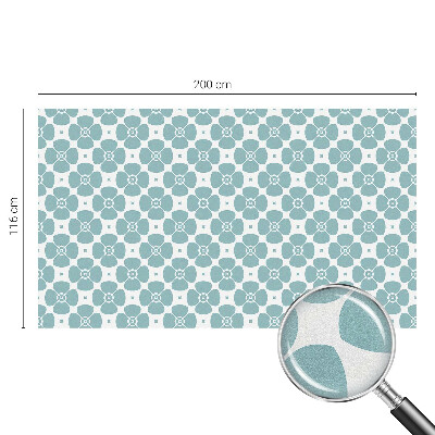 Fólia na sklo na ochranu súkromia Kvetinová symetria