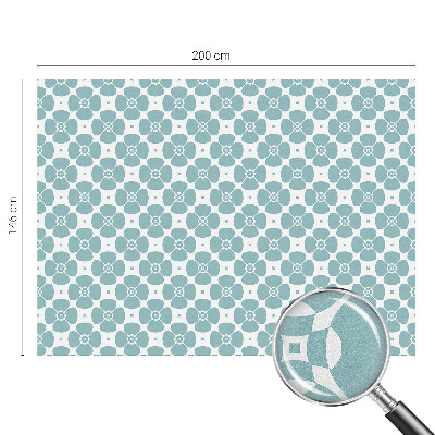 Fólia na sklo na ochranu súkromia Kvetinová symetria