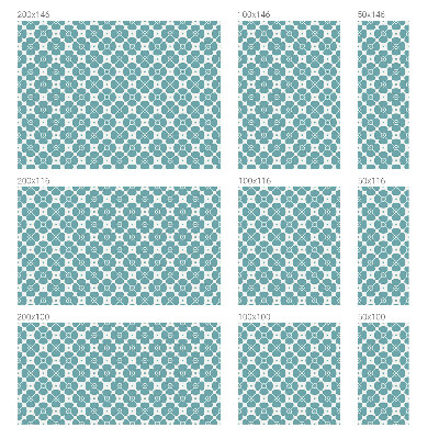 Fólia na sklo na ochranu súkromia Kvetinová symetria