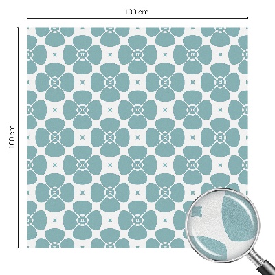 Fólia na sklo na ochranu súkromia Kvetinová symetria