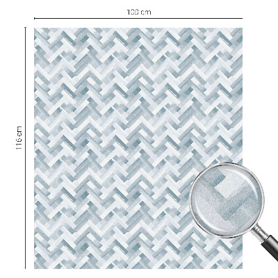 Samolepiaca fólia na sklo vitrážová Geometrický vzor