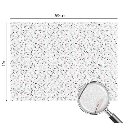 Nepriehľadná fólia na okno Listy rastlín