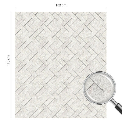 Ochranná fólia na sklo vitráž Motív rybej kosti