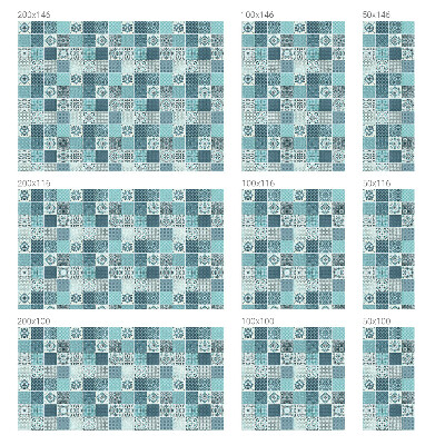 Matná fólia na okno vitráž Boho dlaždice