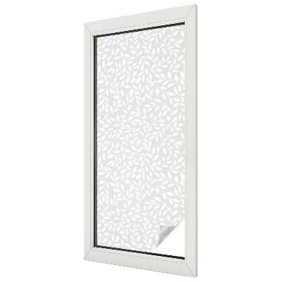 Ochranná fólia na sklo vitráž Listový vzor