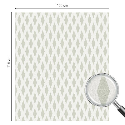 Nepriehľadná fólia na okno Diamantový vzor