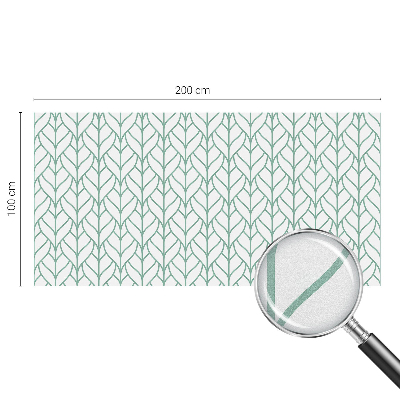 Samolepiaca fólia na sklo vitrážová Symetria rastlín