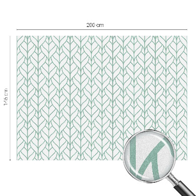 Samolepiaca fólia na sklo vitrážová Symetria rastlín