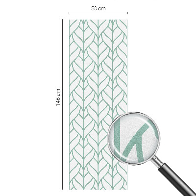 Samolepiaca fólia na sklo vitrážová Symetria rastlín