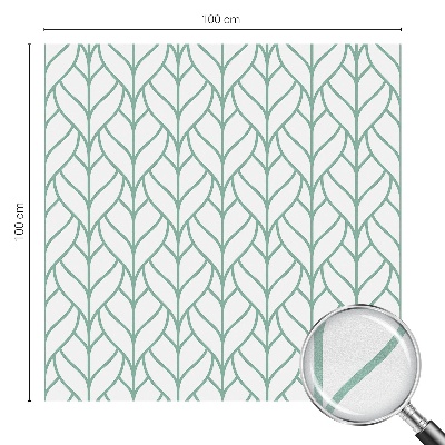 Samolepiaca fólia na sklo vitrážová Symetria rastlín