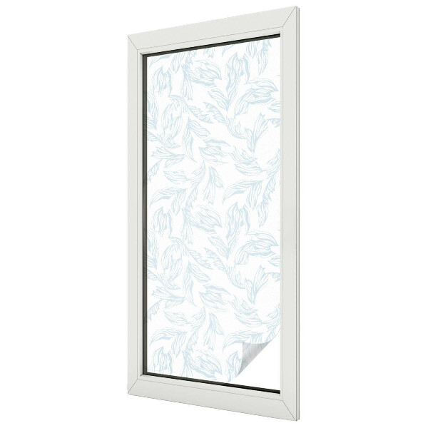 Samolepiaca fólia na sklo vitrážová Éterické listy