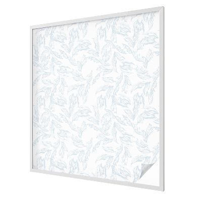 Samolepiaca fólia na sklo vitrážová Éterické listy