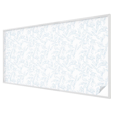 Samolepiaca fólia na sklo vitrážová Éterické listy