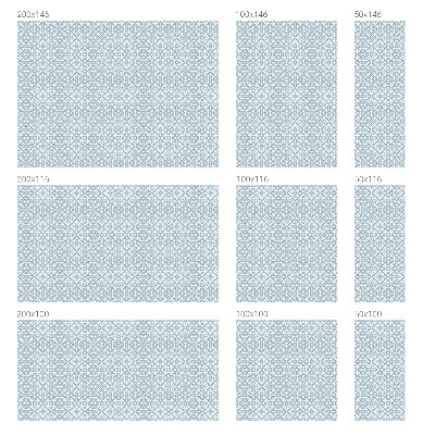Ochranná fólia na sklo vitráž Modré ozdoby