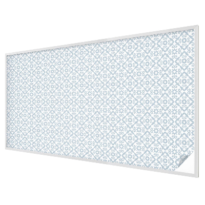 Ochranná fólia na sklo vitráž Modré ozdoby