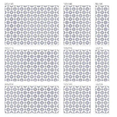 Fólia na sklo na ochranu súkromia Kvetinové kosoštvorce