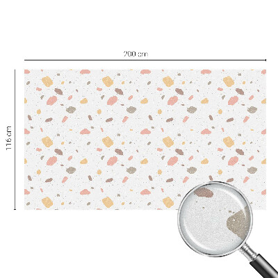 Fólia na sklo na ochranu súkromia Abstraktné terazzo