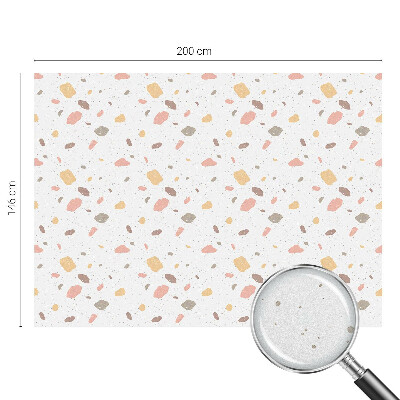 Fólia na sklo na ochranu súkromia Abstraktné terazzo