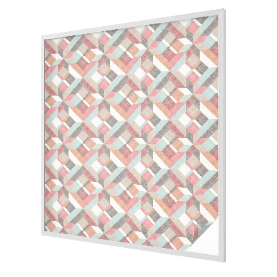 Fólia na sklo na ochranu súkromia Geometrické kosoštvorce