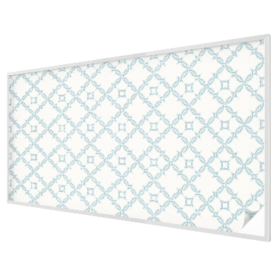 Ochranná fólia na sklo vitráž Modrá geometria