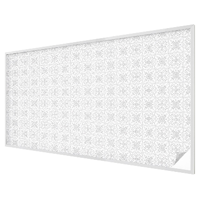 Samolepiaca fólia na sklo vitrážová Kvetinová symetria