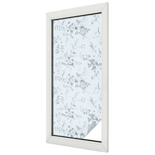 Fólia na sklo na ochranu súkromia Jemné kvety