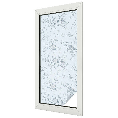 Fólia na sklo na ochranu súkromia Jemné kvety