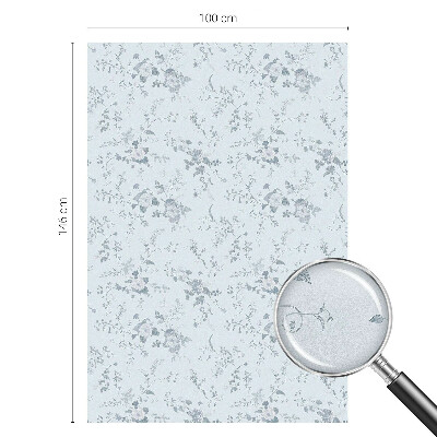 Fólia na sklo na ochranu súkromia Jemné kvety