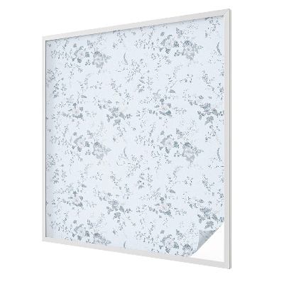 Fólia na sklo na ochranu súkromia Jemné kvety