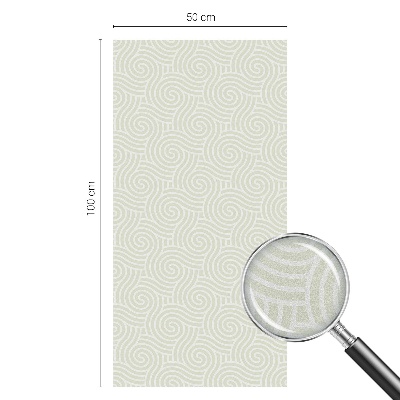 Nepriehľadná fólia na okno Zakrivené čiary