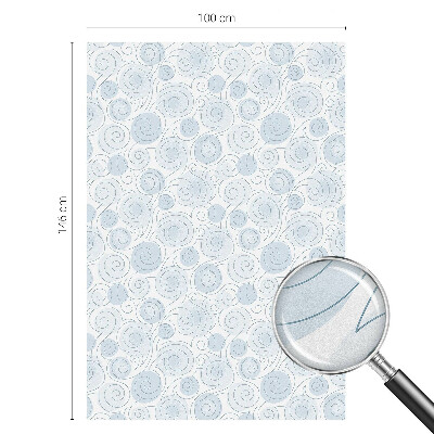 Samolepiaca fólia na sklo vitrážová Špirálové vzory